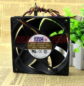 ONE For AVC 0.75A 12V 120x25mm High Airflow PWM Fan 104 CFM 4Pin DS12025B12H - Picture 1 of 6
