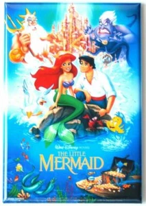 Póster de película Little Mermaid IMÁN 2"x3" armario refrigerador - Imagen 1 de 3