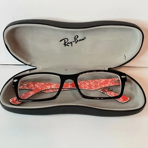 Ray-Ban Glasses W/Case Black & Orange - Picture 1 of 7