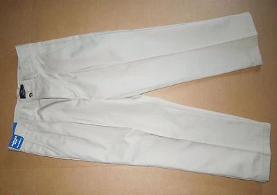 PANTALONES PLISADOS DOCKERS NIÑOS APROBADOS ROPA ESCOLAR NUEVOS CON ETIQUETAS - TALLA 28 HUSKY Foto 1 de 3