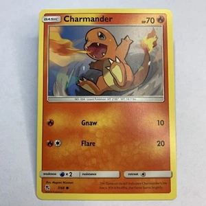 JCC Pokémon común regular Charmander Hidden Fates 7/68 - Imagen 1 de 2