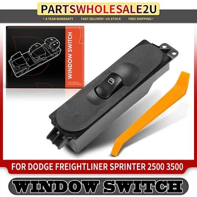 Interruptor de ventana eléctrica izquierda pasajero delantero para Dodge Freightliner Sprinter 2500 3500 Foto 1 de 4