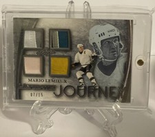 2015 Ultimate Journey Mario Lemieux 7/15 Pittsburgh Penguins UJ-09 Quad patch