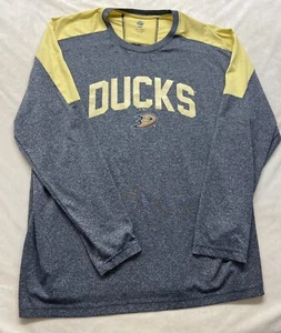 Anaheim Ducks Shirt Mens 2XL XXL Gray NHL - Picture 1 of 8