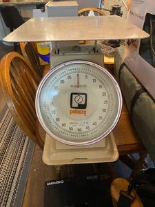 Pelouze 100lbs Scale Model 10100 Works Great Very Heavy Vintage 1980s - Bild 1 von 15