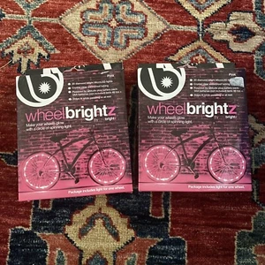 Brightz WheelBrightz LED Bicycle Wheel Accessory Light (for 2 Wheel), Pink Pair - Picture 1 of 1