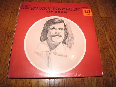 JOHNNY PAYCHECK - AT HIS BEST - SEALED POWER PAK RECORDS PO-284 LP - Image 1 of 2