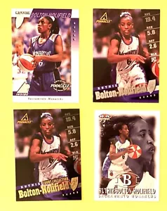 1997 Pinnacle Inside WNBA Ruthie Bolton RC Sacramento Monarchs Lot HOF - Picture 1 of 2