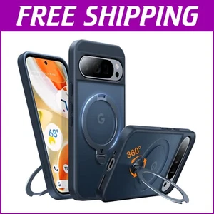 Military-Grade 360° Spin Phone Case for Google Pixel 9 Pro XL - Slim & Shockp... - Picture 1 of 11