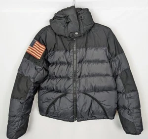 Abrigo chaqueta acolchada Ralph Lauren Denim & Supply bandera de EE. UU. plumón de ganso para mujer talla L - Imagen 1 de 12