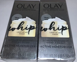 Menge 2 Probiergröße Olay Whip Light As Air Finish aktive Gesichtsfeuchtigkeitscreme 0,5 x2 - Bild 1 von 2