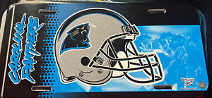 Vintage Carolina Panthers License Plate Plastic 2002