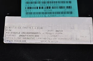 EG-2102CA 250.000000MHZ EPSON ELECTRONICS AMERICA 2102CA 250.000000 - Bild 1 von 2