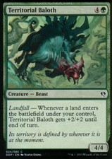4x territorial Baloth | NM/M | Zendikar vs. Eldrazi | Magic MTG