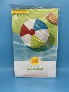 Bola de playa inflable Sun Squad 14 pulgadas de diámetro - Imagen 1 de 2