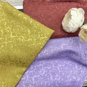 Black 3D Textured Brocade Fabric Shimmering Drapery Material for Dresses Curtain - Picture 1 of 15