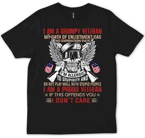 Veteran US Military Patriotic Tee Veterans Day Independence Gift Shirt T-shirt - Picture 1 of 6