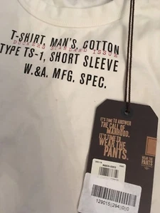 Designer menswear Dockers t-shirt new with tags tee large - L , UK beige/cream - Bild 1 von 4