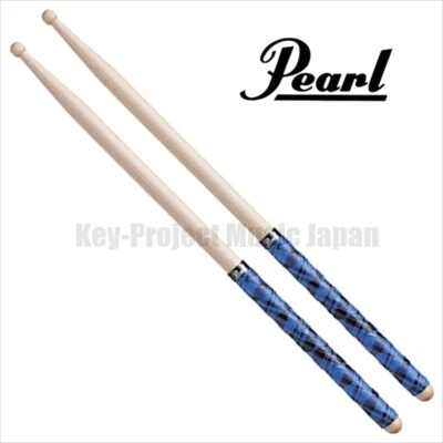 Pearl TG1 #TB Tartan Blue Anti-slip Tape for Drum Sticks 2 pairs New w/Tracking# - Image 1 of 2