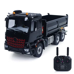 3348 6x6 1/14 RC Hydraulic Dump Truck 2Speed Gearbox Tipper Light Sound Radio - Picture 1 of 24