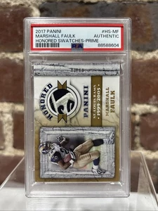 Marshall Faulk 2017 Panini Honored Great RAMS LOGO PATCH /10 PSA Authentic - Bild 1 von 4