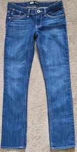 Levi's Super Skinny denim blue Jeans Girls sz 7 REG - Picture 1 of 4