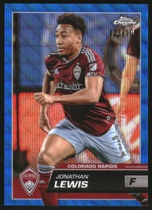 2023 Topps Chrome MLS Blue Wave Refractors #70 Jonathan Lewis /199 - Picture 1 of 2