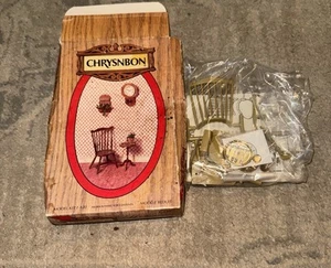 Miniature Dollhouse Chrysnbon Kit /Candlestand Table Clock Chair Rack Kit-F120 - Picture 1 of 5