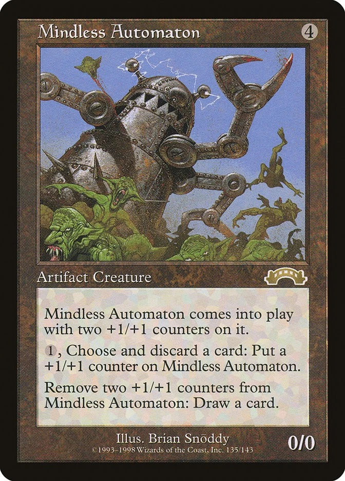 MTG Magic the Gathering Mindless Automaton (135/143) Exodus MP - Image 1 of 1