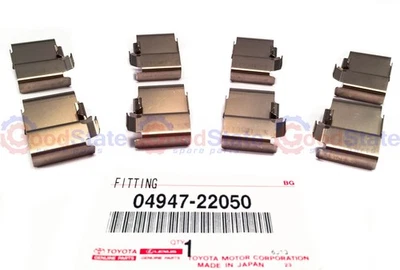 Genuine 4Runner KZN215 GRN285 GRN280 GRN215 GRN210 Rear Brake Disc Clip Set - Image 1 of 2