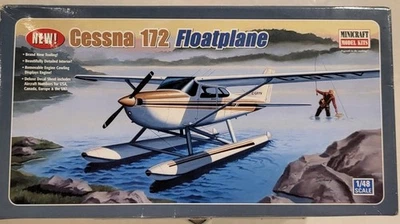 Minicraft Model Kits Cessna 172 Floatplane 1/48 Scale # 11634 (NOB) - Image 1 of 4