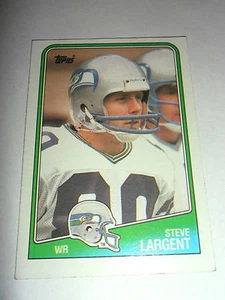 Topps #135 1988, Steve Largent WR, Seahawks sin montar nuevo, envíos con LED CONF. EN EE. UU. - Imagen 1 de 3