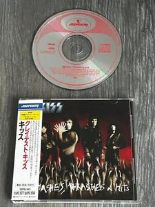 KISS CD Smashes Thrashes & Hits Japan Japanese 28PD-541 Vintage Kiss Aucoin - Picture 1 of 7
