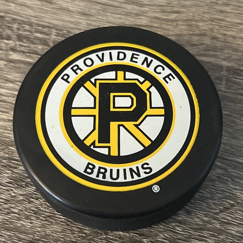 Vintage Providence Bruins AHL Official Hockey Puck - Slovakia Cover