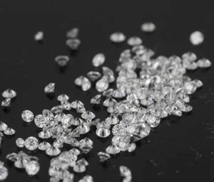 3.45 mm. CVD 1 Ct Lot VVS,DEF, Lab Grown Loose Diamonds White Color Round Shape - Picture 1 of 8