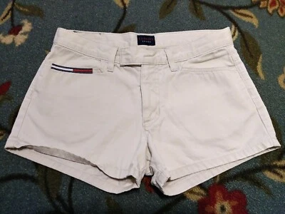 Винтажные женские шорты Tommy Hilfiger желтовато-коричневые хаки повседневный размер 5 короткие мини бежевые - Изображение 1 из 4