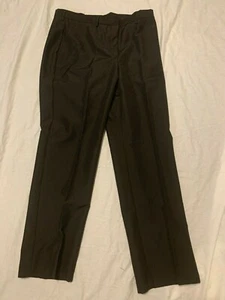 NEW EDWARDS SIGNATURE WOMENS BLACK DRESS / WORK SLACKS POLYESTER WOOL BLEND - Picture 1 of 25