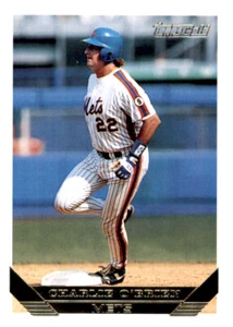 1993 Topps Gold Charlie O'Brien Foil MLB Insert PWE Mets #242 - Picture 1 of 2