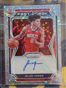 2021-22 Panini Prizm Jalen Verde RC AUTO Fast Break Rookie Signatures FBR-JGR  - Imagen 1 de 2