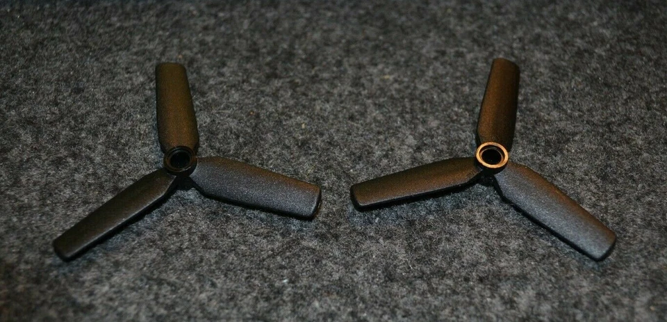 (2) 8x8 Black 3-Blade Fan / Propeller Brick w/ Center Technic Hole - NEW Lego - Image 1 of 1