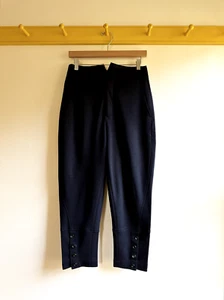 Comme des Garcons vintage main line navy wool ponte knit riding pant sailor S - Picture 1 of 7
