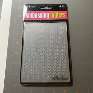 The Paper Studio Embossing Folders Halloween A2 TINY STARS ~ #488551 - Picture 1 of 3