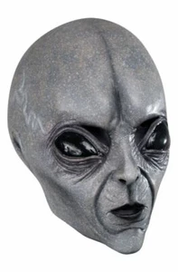 Disfraz de Halloween Alien Kids Máscara Horror Ciencia Ficción Área 51 OVNI Espacio Exterior Criatura - Imagen 1 de 1