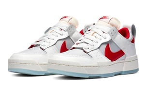 Nike Dunk Low Disrupt W Summit White Gym Red UK 9,5 US 10,5 12 CK6654-101 Neu - Bild 1 von 9