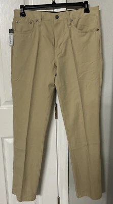 DANIEL CREMIEUX COLECCIÓN FIRMA HOMBRE Pantalones Caqui Frente Plano Talla 34x32 Foto 1 de 4