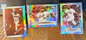 2021-22 Topps Chrome Sepia Tatis Pujols Megill RC Padres Mets Cardinals - Picture 1 of 2