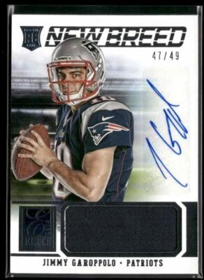 2014 Panini Elite #23 Jimmy Garoppolo New Breed Signatures #/49 - Image 1 of 2