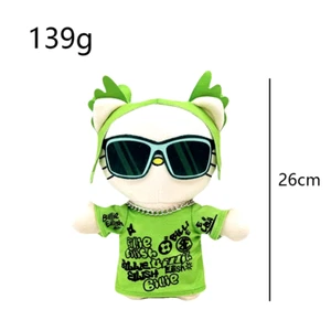 Hello Kitty Billie Eilish grüne Sonnenbrille Mode Junge Plüsch Puppe Figur Stofftier - Bild 1 von 13