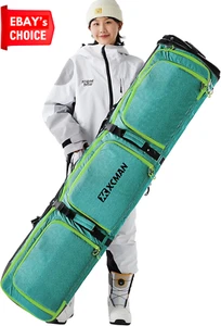 Padded Snowboard Bag Adjustable Length 63-75" Travel Snowboard Case - Picture 1 of 12