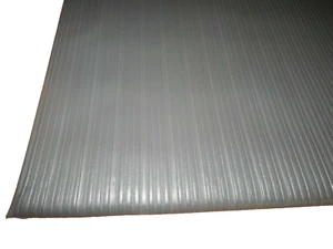 3' x 5' x 3/8'' Thick Ribbed Foam Surface Anti Fatigue Matting Industrial Mats - Picture 1 of 3